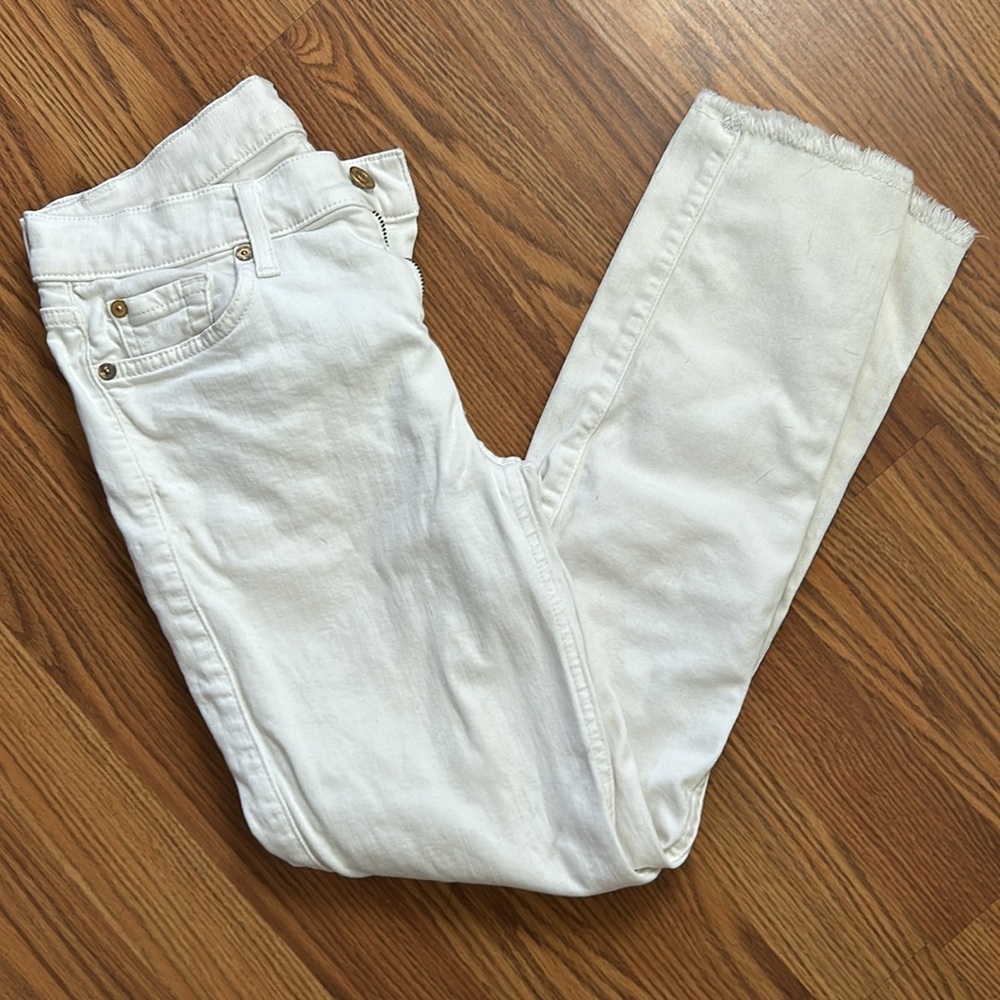 Like-new 7 for All Mankind Roxanne Ankle High Rise Skinny Jeans